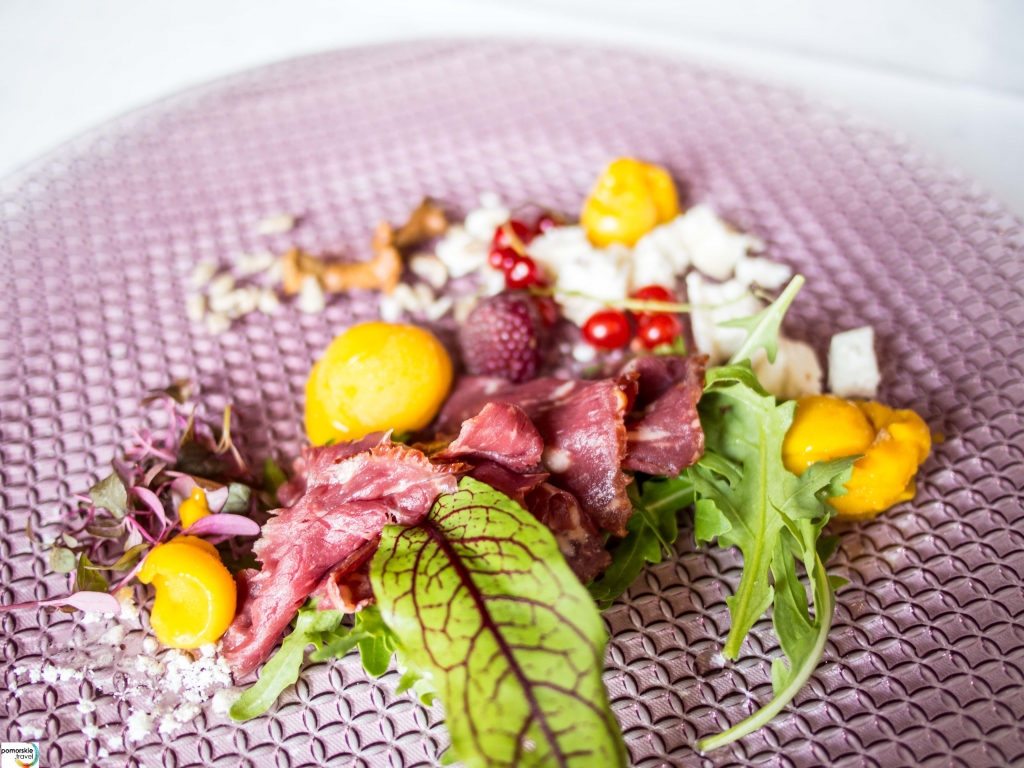 Salad bouquet with roast beef from Kubicki’s menu