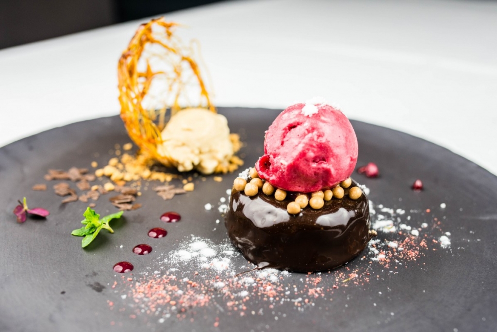 Chef Damian Mazurowski’s signature dessert